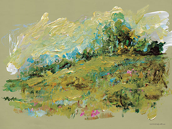 Kamdon Kreations KAM226 - KAM226 - Spring Meadow - 16x12 Spring Meadow, Abstract, Landscape, Textured from Penny Lane