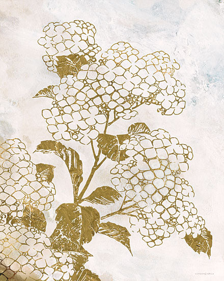Kamdon Kreations KAM249 - KAM249 - Brass Beauty 1 - 12x16 Flowers, Gold & White, Bouquet, Blooms, Botanical from Penny Lane