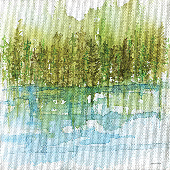 Kamdon Kreations KAM426 - KAM426 - Forest Reflections - 12x12 Abstract, Forest, Trees, Lake, Reelections, Textured from Penny Lane