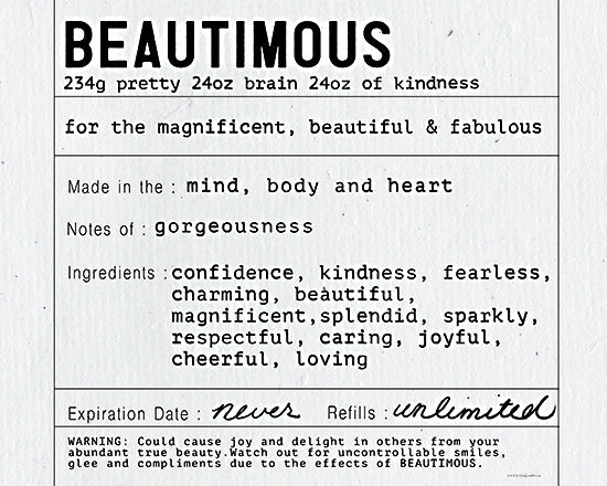 Kamdon Kreations KAM435 - KAM435 - Beautimous - 16x12 Beauty, What is Beauty, Whimsical, Tween, Typography, Signs from Penny Lane