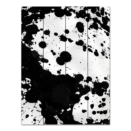 Kamdon Kreations KAM496PAL - KAM496PAL - Butterfly Effect I - 12x16 Abstract, Black & White, Paintbrush Splatter from Penny Lane