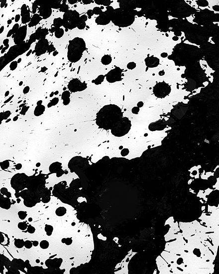 Kamdon Kreations KAM497 - KAM497 - Butterfly Effect II - 12x16 Abstract, Black & White, Paintbrush Splatter from Penny Lane