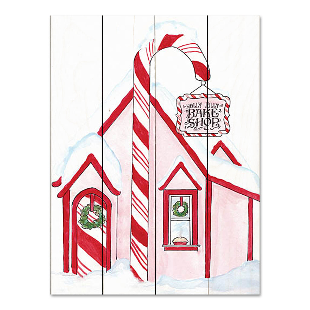 Kamdon Kreations KAM578PAL - KAM578PAL - Holly Jolly Bake Shop - 12x16 Christmas, Holidays, Bake Shop, Vintage, Store Front, Winter, Candy Cane, Whimsical from Penny Lane