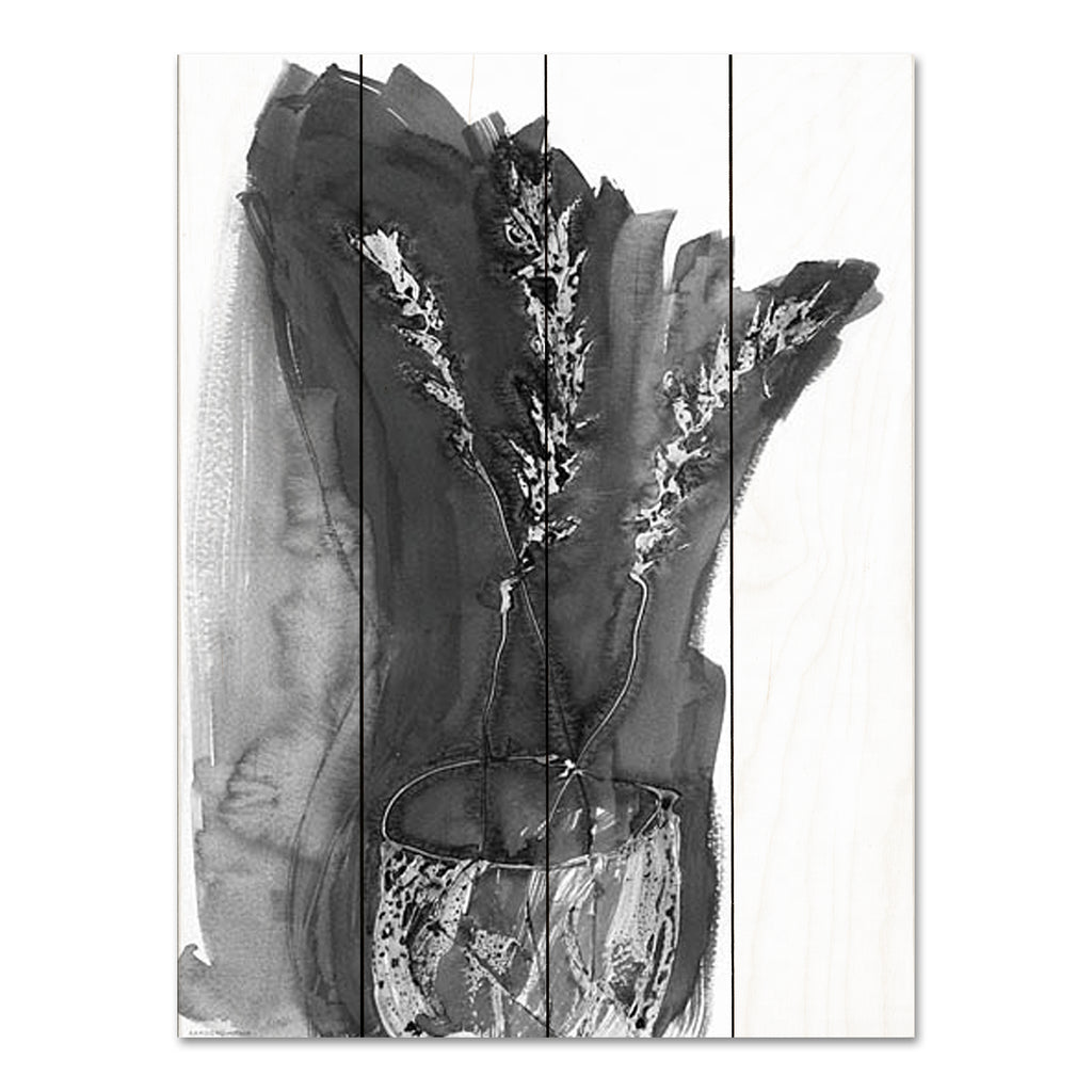 Kamdon Kreations KAM678PAL - KAM678PAL - Wheat in Jar - 12x16 Abstract, Wheat, Black & White, Contemporary from Penny Lane