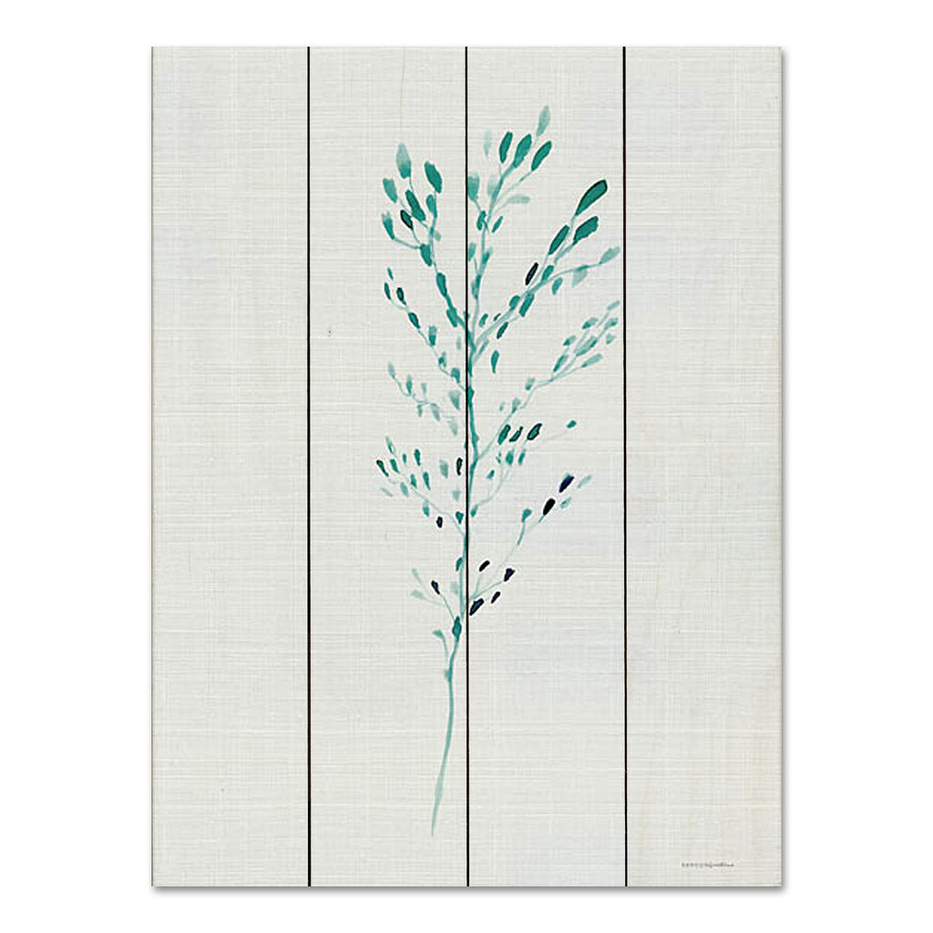 Kamdon Kreations KAM757PAL - KAM757PAL - Emerald Brush - 12x16 Abstract, Greenery, Plant, Green & White, Spring from Penny Lane