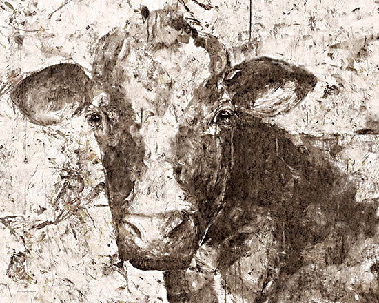 Kamdon Kreations KAM818 - KAM818 - Mable the Cow   - 16x12 Abstract, Cow, Black & White Cow, Farm Life from Penny Lane