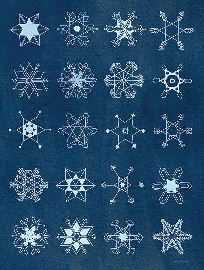 Kamdon Kreations KAM849 - KAM849 - Devine Design 1 - 12x16 Winter, Snowflakes, Blue & White, Patterns from Penny Lane