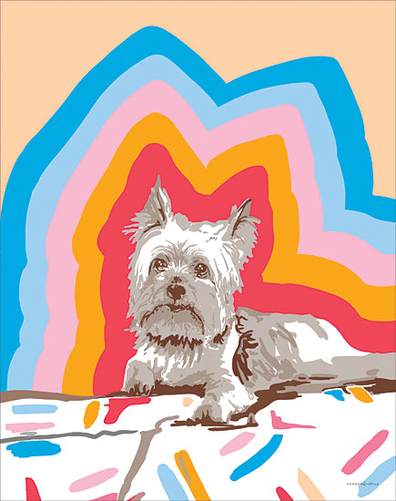 Kamdon Kreations KAM885 - KAM885 - Into the Sunshine Day 1 - 12x16 Abstract, Dog, Yorkshire Terrier, Pet, Patterns, Graphic Art from Penny Lane