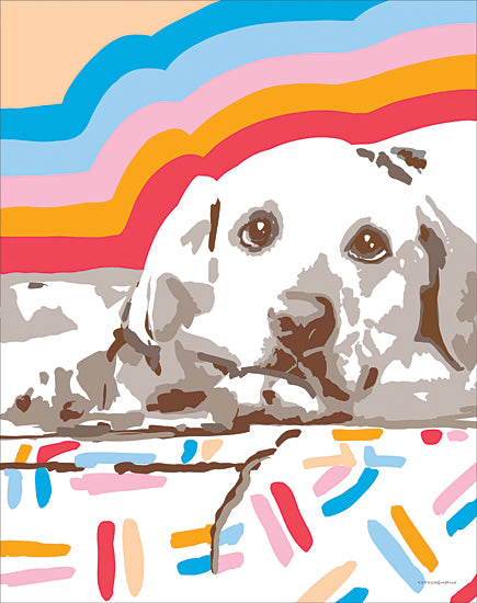 Kamdon Kreations KAM886 - KAM886 - Into the Sunshine Day 2 - 12x16 Abstract, Dog, Labrador Retriever, Pet, Patterns, Graphic Art from Penny Lane