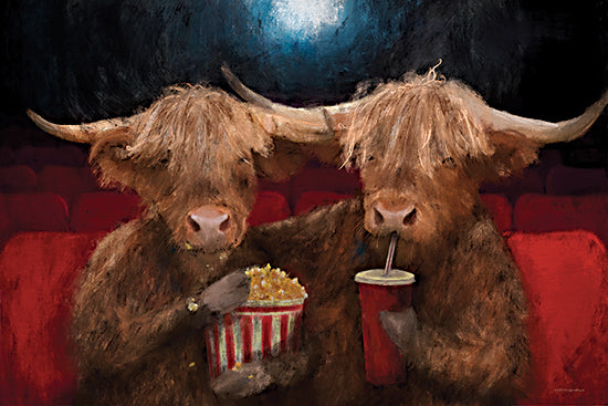 Kamdon Kreations KAM893 - KAM893 - Let's Go to the Moooovies!    - 18x12 Whimsical, Cows, Movies, Media Room, Popcorn, Leisure, Home Theatre from Penny Lane