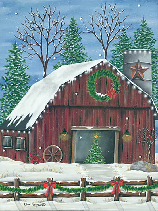 Lisa Kennedy Licensing KEN1108 - KEN1108 - Christmas Barn - 0  from Penny Lane