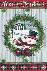 KEN1145 - Christmas Snowman Wreath - 12x18