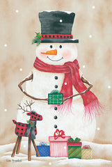 KEN1156 - Snowman with Presents - 12x18