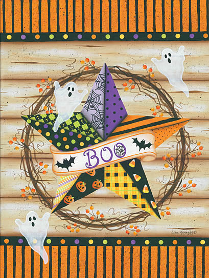 Lisa Kennedy KEN941 - Halloween Barn Star - Barn Star, Ghosts, Halloween from Penny Lane Publishing