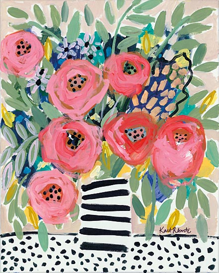 Kait Roberts KR498 - KR498 - Welcome to the Party - 12x16 Flowers, Abstract, Modern from Penny Lane