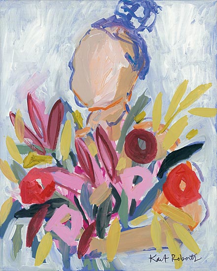 Kait Roberts KR506 - KR506 - I Can Smell Spring - 12x16 Abstract, Flowers, Woman, Abstract, Figurative from Penny Lane