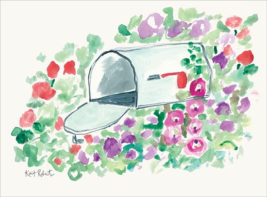 Kait Roberts KR513 - KR513 - Pen Pal - 16x12 Mailbox, Flowers, Abstract from Penny Lane