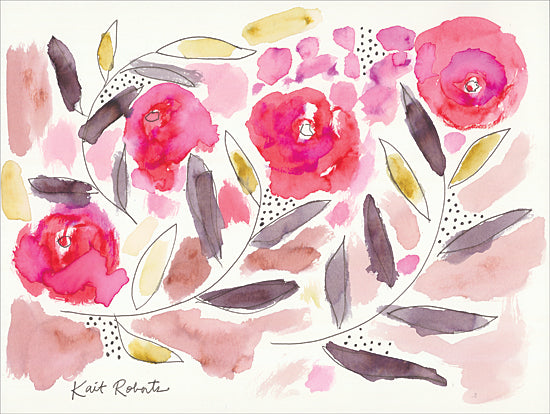 Kait Roberts KR540 - KR540 - Summer Dance - 16x12 Flowers, Pink Flowers, Abstract from Penny Lane