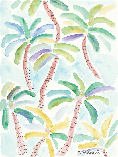 Kait Roberts KR543 - KR543 - Breezy - 12x16 Palm Trees, Coastal, Tropical, Trees, Abstract from Penny Lane