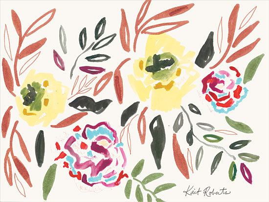 Kait Roberts KR560 - KR560 - Lipstick and Lemon - 16x12 Flowers, Abstract, Modern from Penny Lane