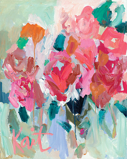 Kait Roberts KR808 - KR808 - Plant Dreams - 12x16 Abstract, Flowers, Pink Flowers, Contemporary from Penny Lane