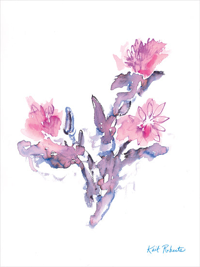 Kait Roberts KR875 - KR875 - Flower Spell - 12x16 Abstract, Flowers, Pink Flowers, Watercolor, Contemporary, Botanical from Penny Lane