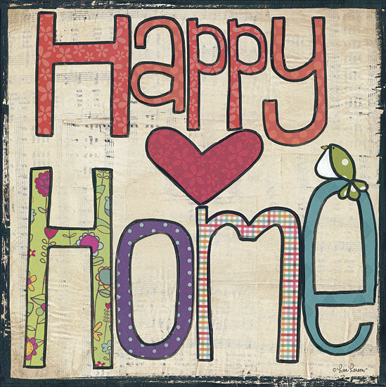 Lisa Larson LAR331 - Happy Home - Home, Signs, Typography from Penny Lane Publishing
