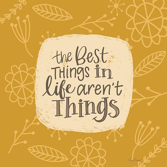 Lisa Larson LAR425 - LAR425 - The Best Things in Life Aren't Things - 12x12 Best Things, Flowers, Motivational, Signs from Penny Lane