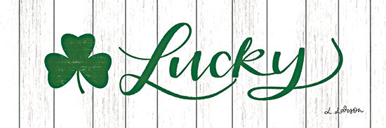 Lisa Larson LAR463 - LAR463 - Lucky - 18x6 Lucky, Shamrocks, Four Leaf Clovers, St. Patrick's Day, Irish, Signs from Penny Lane