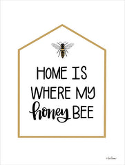 LAR488 - Home is Where My Honey Bee   - 12x16