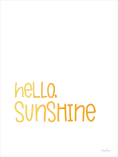 Lisa Larson LAR539 - LAR539 - Hello Sunshine - 12x16  Inspirational, Hello Sunshine, Typography, Signs, Textual Art, Children from Penny Lane