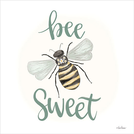 Lisa Larson LAR558 - LAR558 - Bee Sweet     - 12x12 Inspirational, Bee Sweet, Typography, Signs, Textual Art, Bees, Motivational from Penny Lane