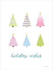 LAR563LIC - Holiday Wishes Pastel Christmas Trees - 0