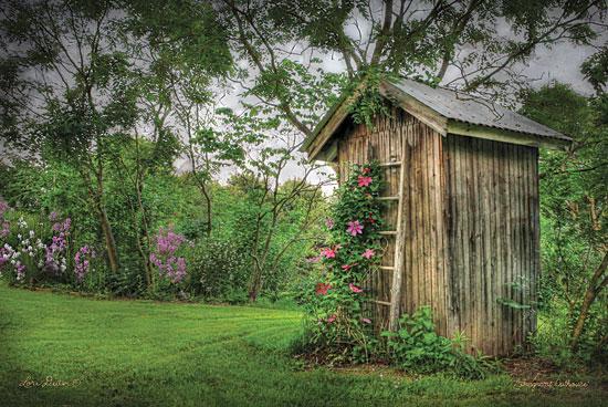 Lori Deiter LD102 - Fragrant Outhouse - Outhouse, Trees, Flowers, Bath from Penny Lane Publishing
