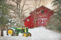 LD1114 - Winter at the Barn - 18x12