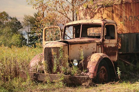 Lori Deiter LD1138 - Old Yellow Truck - Truck, Rusty, Field from Penny Lane Publishing