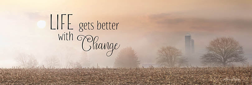 Lori Deiter LD1267 - LD1267 - Life Gets Better with Change - 36x12 Let's Get Better with Change, Autumn, Farm, Trees, Photography, Signs from Penny Lane