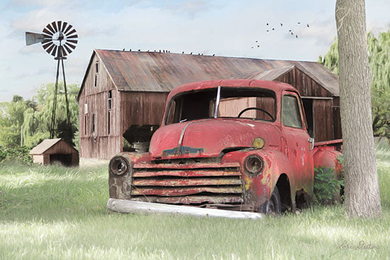 Lori Deiter LD1657 - LD1657 - Red and Rusty II    - 18x12 Farm, Barn, Truck, Rusty Truck, Antique, Windmill, Photography from Penny Lane