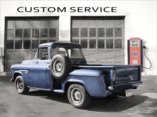 Lori Deiter LD1728 - LD1728 - Gulf Service Station    - 16x12 Photography, Gas Station, Truck, Vintage, Garage from Penny Lane