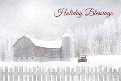 LD1859 - Holiday Blessings with Truck - 18x12