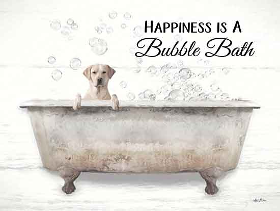 Lori Deiter LD1931 - LD1931 - Bubble Bath - 16x12 Signs, Typography, Bubble Bath, Bathtub, Dog, Humor from Penny Lane