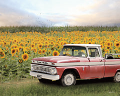 LD2076 - Truck with Sunflowers - 16x12