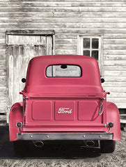 LD2077 - Red Ford at Barn - 12x16