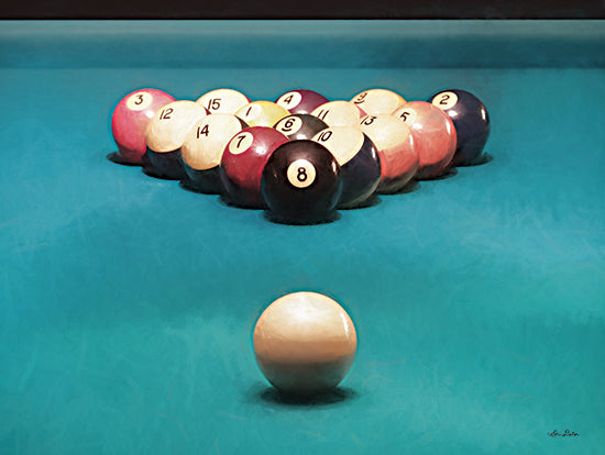 Lori Deiter LD2116 - LD2116 - Billiards II - 16x12 Billiards, Pool, Cue Ball, Balls, Pool Table, Games, Recreation, Photography from Penny Lane