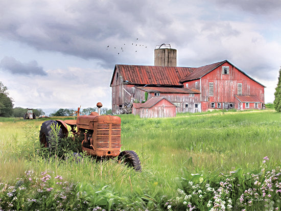 Lori Deiter LD2122 - LD2122 - Williamsport Barn - 16x12 Tractor, Barn, Field, Photography, Farm, Rustic from Penny Lane
