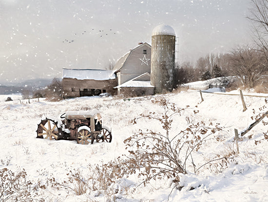 Lori Deiter LD2143 - LD2143 - Simple Country Christmas  - 16x12 Farm, Barn, Tractor, Winter, Snow, Landscape, Photography from Penny Lane