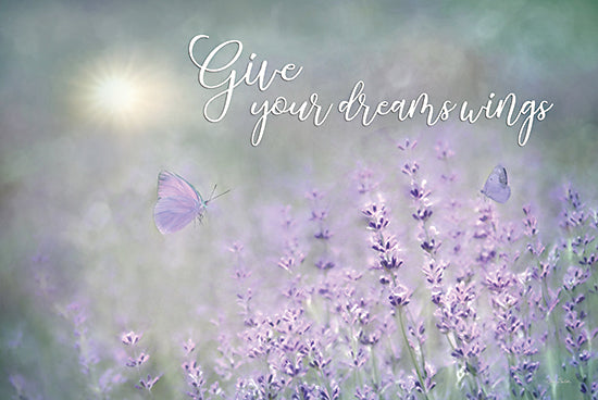 Lori Deiter LD2263 - LD2263 - Give Your Dreams Wings - 18x12 Give Your Dreams Wings, Flowers, Meadow, Purple Flowers, Butterflies, Photography from Penny Lane