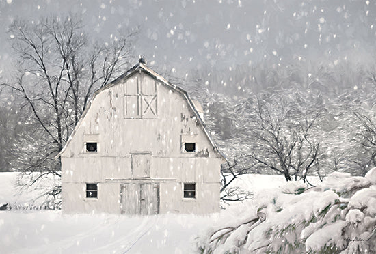 Lori Deiter LD2363 - LD2363 - Old Delaware Farm - 18x12 Farm, Barn, Trees, Winter, Photography from Penny Lane