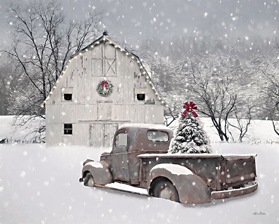 Lori Deiter LD2377 - LD2377 - Whisper of Christmas - 16x12 Christmas, Winter, Holidays, Truck Rusty Truck, Christmas Tree, Barn, Farm, Winter, Snow, Photography from Penny Lane