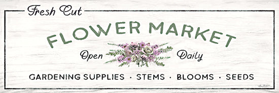 Lori Deiter LD2387A - LD2387A - Flower Market - 36x12 Flower Market, Advertisement, Signs, Gardening Supplies from Penny Lane